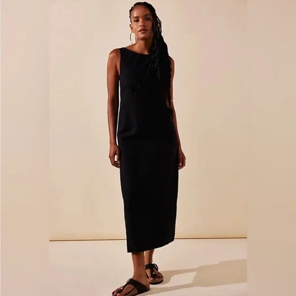 Free People | Dresses | Free People Vacay Perfect Cottonlinen Midi Dress |  Poshmark